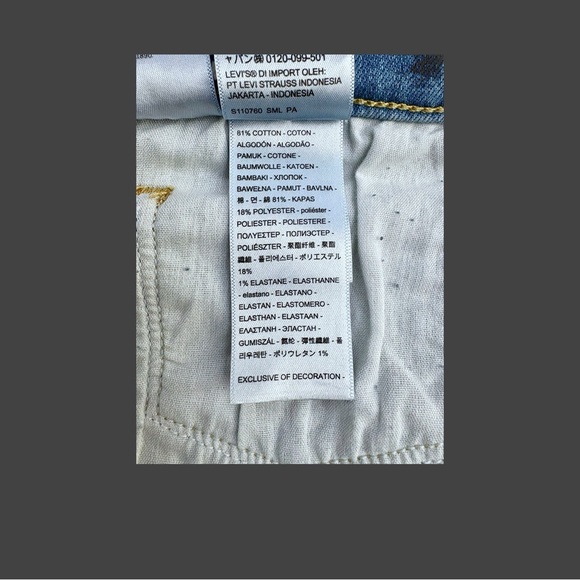 Levi’s Women’s Plus Size Classic Straight Mid Rise Light Blue Jeans Sz 26W - Picture 14 of 16